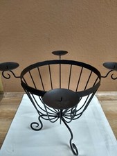 Korb Metall für 4 Kerzen 