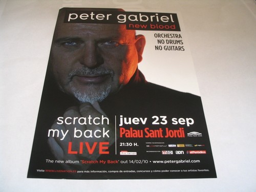 Peter gabriel original poster - original,
