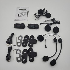 FreedConn Motorradhelm Bluetooth Headset TCOMSC - Motorrad Gegensprechanlage 2-W