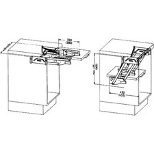 Parallel-Schwenkmechanik 8kg
