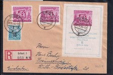 DDR 445 A+B+Block 10 u.a. auf