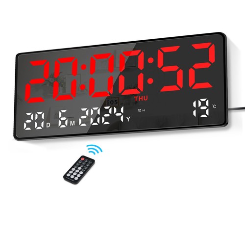 Digitale wanduhr led - wanduhr,