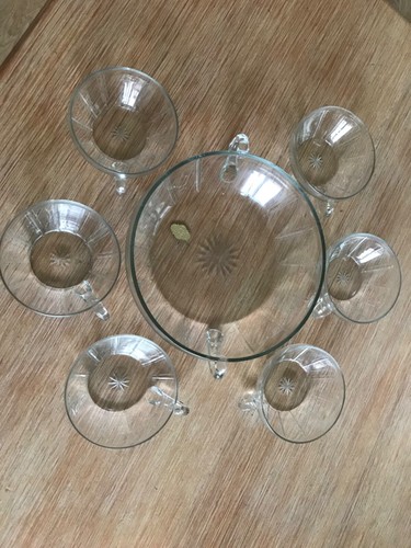 Bowle set aus glas - glas, mit
