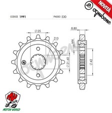Zahnrad Aus Stahl Passo 530