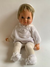 alte Schildkröt Puppe 44 cm Schlummerle - 60er Jahre