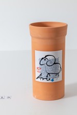 Majolika Karlsruhe Weinkühler