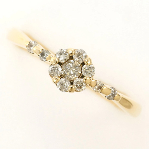 K10 10k gelbgold ring - 10k, 1