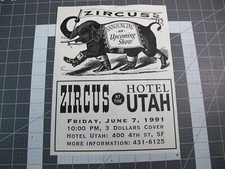vtg punk hardcore flyer -