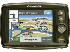 Navman F20 GPS Navigationssystem West EU, 3.5" Farb Touchscreen ~DEFEKT~