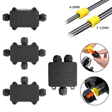 Abzweigdose IP68 Wasserdicht Anschlußbox Verteilerdose Abzweig-Box 2/3/4 Wege
