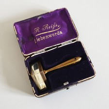 Antike Messing Lupe Spiegel