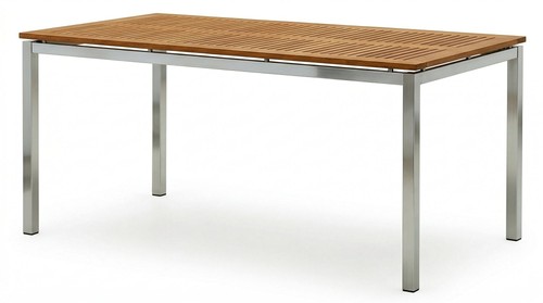 Edelstahl teak gartentisch - edelstahl,