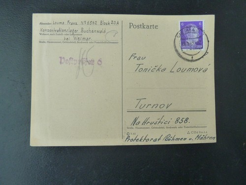 Judaika buchenwald karte - :, kz