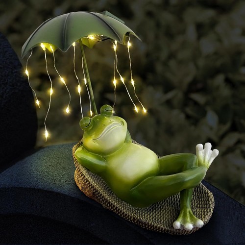 Frosch figuren draußen deko - figuren,