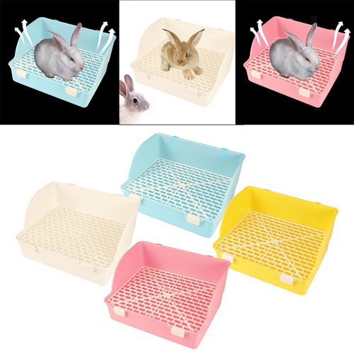 Kaninchentoilette mit gitter - kaninchentoilette,