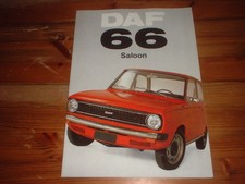 DAF 66 SALES BROCHURE 1972,