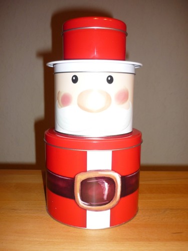 Weihnachtliche blechdose tlg - weihnachtliche, 3-tlg