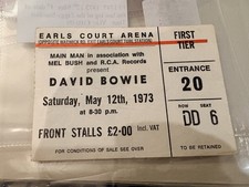 David Bowies Earls Court