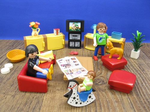 Wohnzimmer mit familie - familie, figur