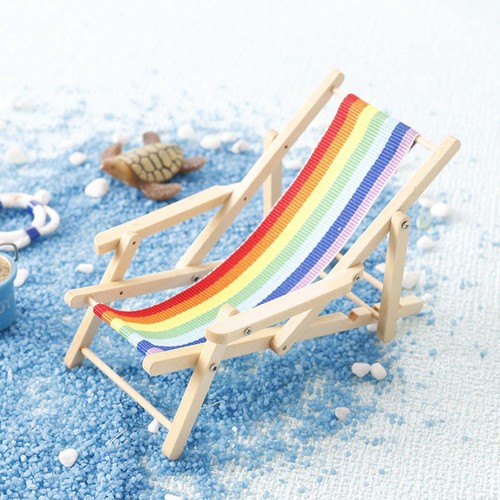 Miniatur strandstuhl aus holz - miniatur-strandstuhl,