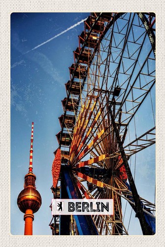 Holzschild 18x12 berlin - cm,