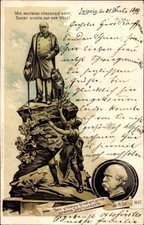 Litho Leipzig in Sachsen, Wir Deutsche fürchten Gott, sonst nichts... - 3618494