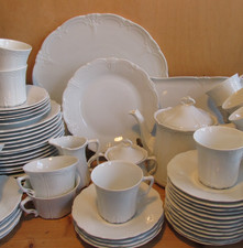 Tirschenreuth Baronesse weiß Teetasse Teekanne  Kaffeetasse Suppenteller Auswahl