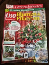 Zeitschrift LISA Blumen&Pflanzen Dez. 2024: Adventskränze, Christrosen, Deko
