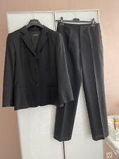 STRENESSE Hosenanzug Anzug Blazer Hose Schurwolle Schwarz Gr. 38