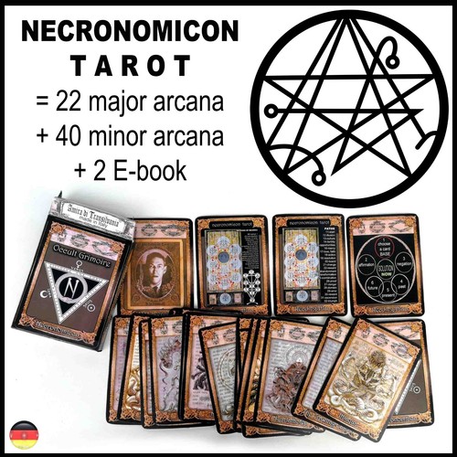 Tarotkartendeck necronomicon - tarotkartendeck,