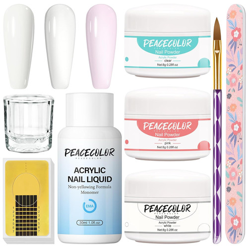 Peacecolor acryl nägel - peacecolor,