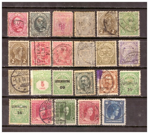 Luxemburg 1908 sammlung - luxemburg,