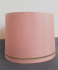 Lampenschirm Stoff/ Kunststoff  Farbe - altrosa H - 16,5cm oval