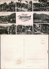 Jonsdorf Nonnenfelsen, Orgel, Blick vom Jonsberg, Gondelfahrt,  1960