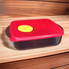 TUPPERWARE I43 WARM-UP BEHÄLTER 600 ML ROT MIKROWELLEN-BEHÄLTER