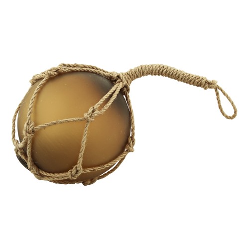 Fischerkugel aus glas - fischerkugel, glas/tau