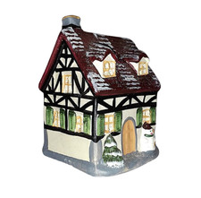 Deko Keramik Landhaus Weihnachtsdeko Höhe 11,5cm. handgefertigt,  gebraucht