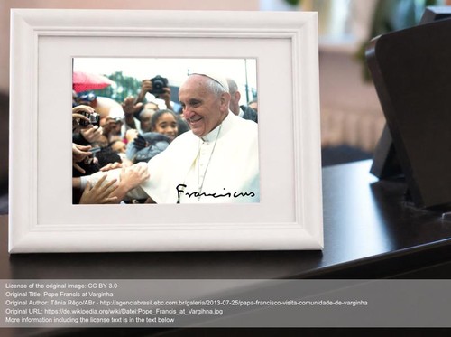 Repro autogramm papst - repro-autogramm,