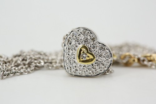 Brillant collier 585 - 0,25,