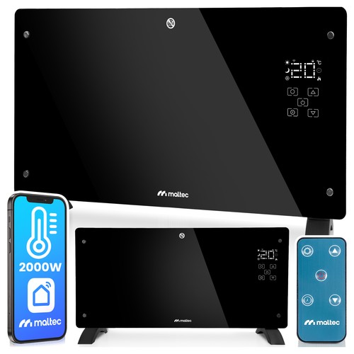 Maltec glas konvektor 2000w - maltec,