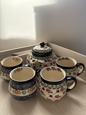 Bunzlauer Keramik Tassen Set