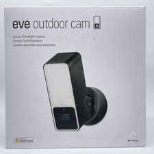Eve Outdoor Cam â€“ Smarte Ãœberwachungskamera mit Flutlicht, Nachtsicht, Bewegu
