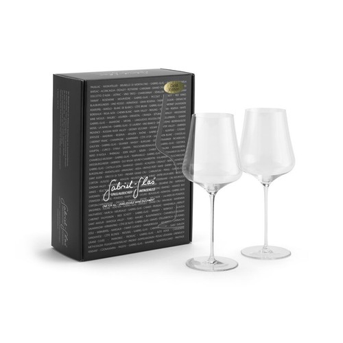 Gabriel glas weinglas - glas, gold
