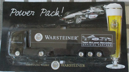 Werbe lkw truck warsteiner - werbe,