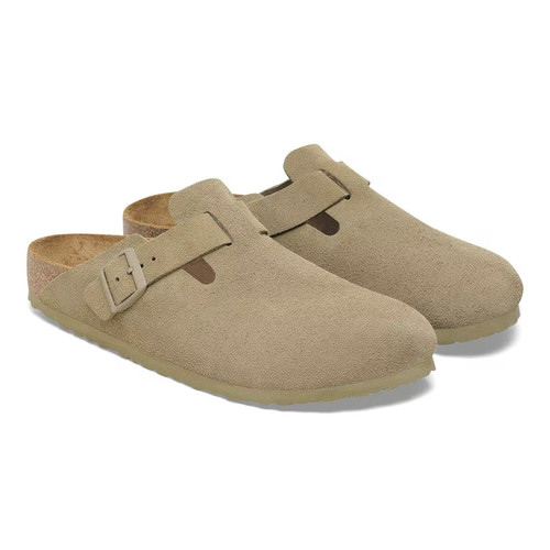 Birkenstock boston faded khaki - boston,