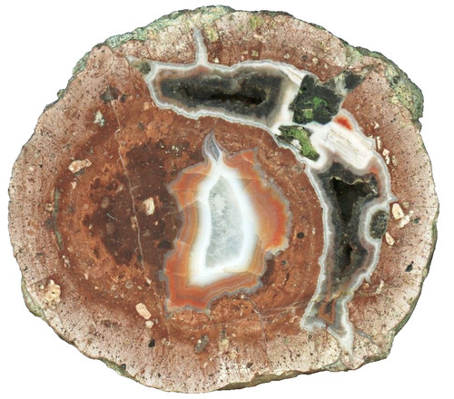 Achat agate schneekopfkugel - achat/agate,