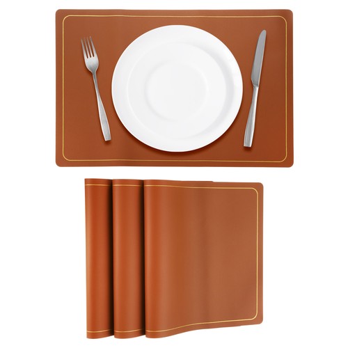 4stk tischsets aus kunstleder - 4stk,