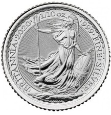 4 Stück 1/10 Unze Silber