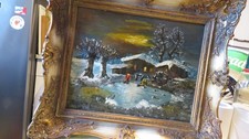 ölgemälde winterlandschaft - Ölgemälde,,