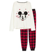 H&M Damen Schlafanzug Pyjama
